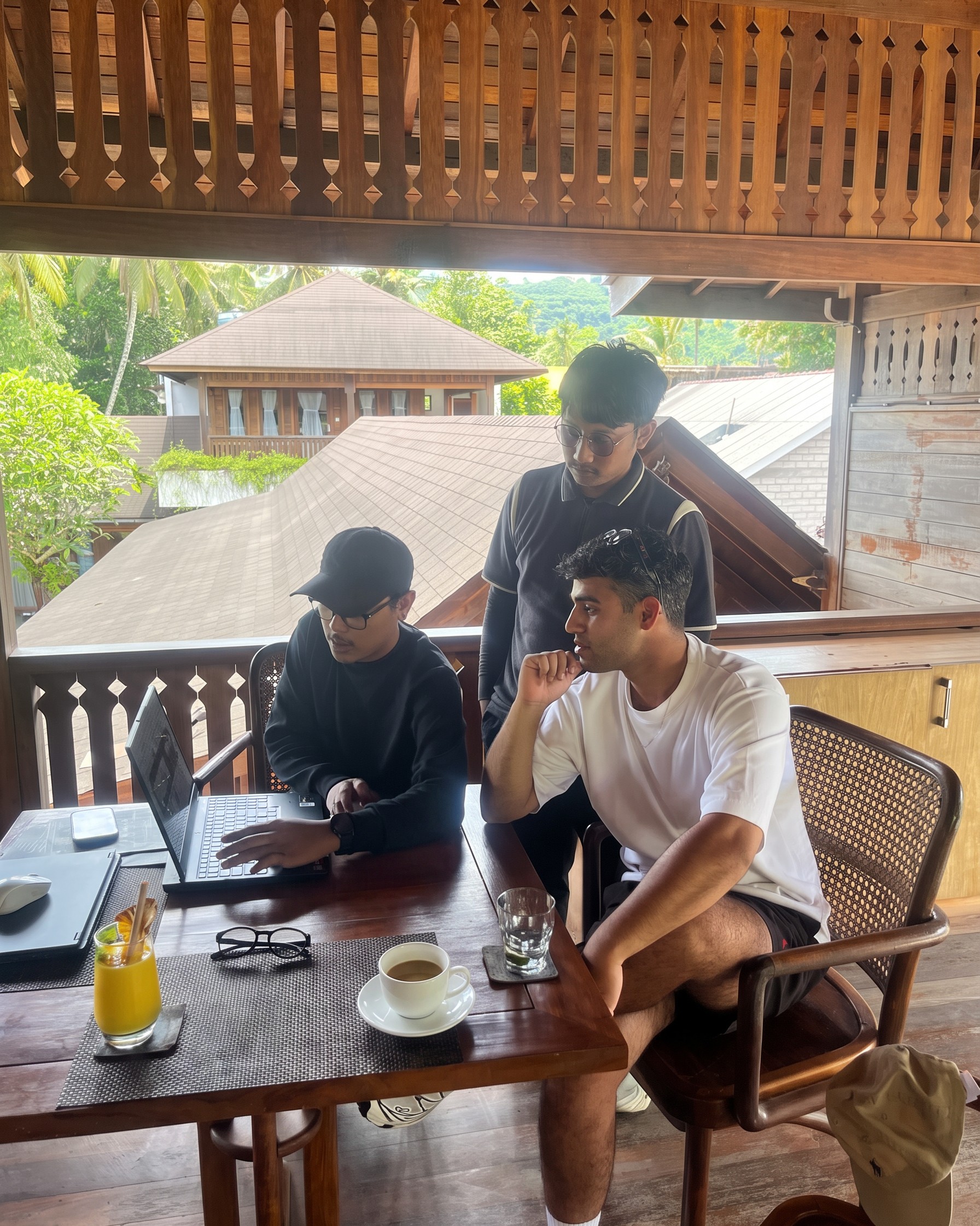 Portret van onze oprichter op Lombok